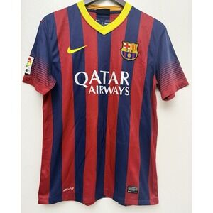 Nike BARCELONA 2013 2014 Home Football Shirt‎ Soccer Jersey
